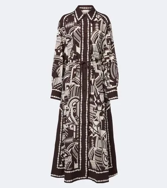 Alemais Al&eacute;mais Lori printed shirt dress
