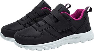 Generic Womens Slip On Walking Shoes Mens Diabetic Shoes Extra Wide Opening Swollen Foot Fit Orthopedic Easy Close Adjustable Sneakers Nurse Work Footwear Mid