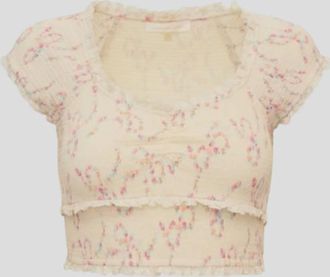 LoveShackFancy Womens Cambron Top In Magnolia