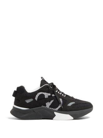 Valentino Garavani Black Logo Sneakers
