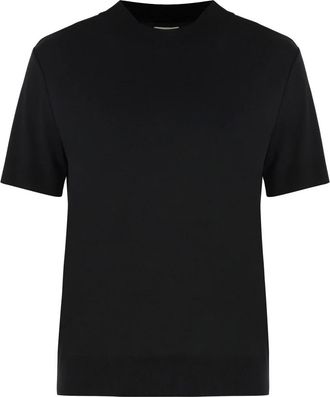 Calvin Klein T-Shirts, female, Black, XS, Cotton Blend T-shirt