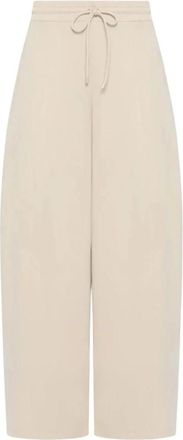 Max Mara Mxmolmo Pantalone in Jersey - Dames - Broeken - Grijs - XS - Broeken