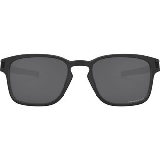 Oakley 55mm Polarized Sunglasses in Matte Black at Nordstrom