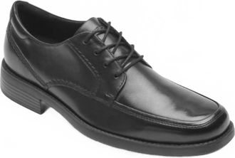 Rockport Mens Greyson Apron Toe Shoe In Black