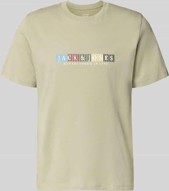 Jack & Jones Jack & Jones T-Shirt aus Bio-Baumwolle Modell NANTUCKET in Schilf, Gr&ouml;&szlig;e XXL