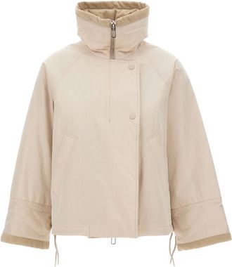 Duno Maeva Chia Jas - Dames - Zomerjassen - Beige - S - Katoen - Jassen