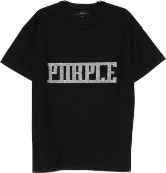 Purple P101 Tbcp T-shirt - Heren - T-shirts - Zwart - 2XL - Tops