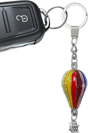 Generic Hot Air Balloon Keychain - Key Chain Bag Charm Balloon Key Ring | Keychain Charm Backpack Keychains, Cute Keychain Car Key Ring, Keychain Accessories