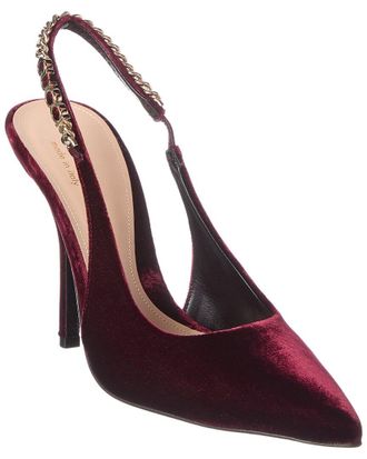 Gucci Signoria 100 Velvet Slingback Pump