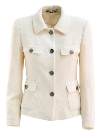 Tagliatore bouclé jacket - women - Cotton/Wool/Polyamide/Viscose/Acrylic (Fiber) - 46 - Neutrals