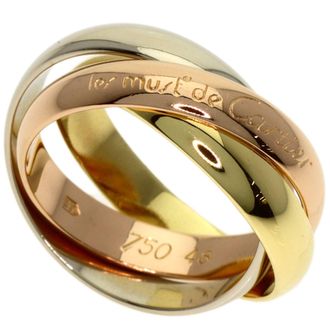 Cartier Yellow Gold (18K) Pink Gold (18K) White Gold (18K) Band Ring (Pre-Owned)