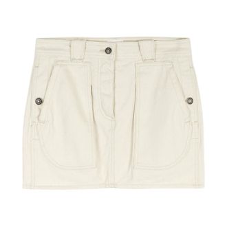 Isabel Marant Estera Skirt - female - Marant &eacute;toile - Short Skirts - Beige - XS - Skirts
