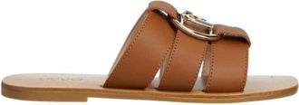 Liu Jo Schoenen, Dames, Bruin, 36 EU, Leer, Saba 08 Slide