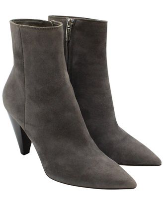 Gianvito Rossi Womens Suede Pointed Toe Ankle Boot (Authentic Pre-Loved)