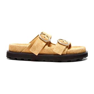 Jil Sander Sliders, female, Beige, Size: 7 US Sandalo