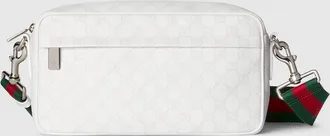 Gucci Medium GG Crossbody Bag, White, GG Canvas