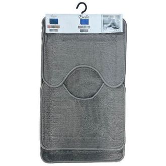 Trade Shop Trade Shop - Set 3 Pezzi Tappeto Tappetino Bagno Assorbente Decorazione Foglia Vari Colori