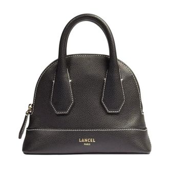 Lancel Tassen, Dames, Zwart, ONE Size, Leer, Belleville Handtas