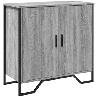 vidaXL Credenza Grigio Sonoma 78x35,5x74,5 cm in Legno Multistrato - Vidaxl