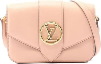 Louis Vuitton Borsa a spalla Pont 9 con logo 2021 - Rosa