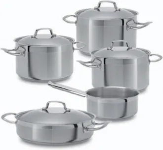 Teka 49004840 Conjunto De Ollas Acero Inoxidable 9 Piezas