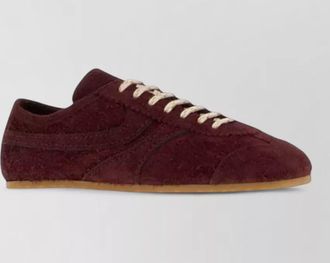 Dries Van Noten suede low-top sneakers