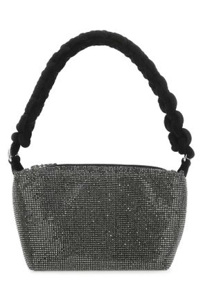 Kara Black Rhinestones Handbag