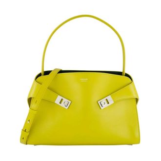 Ferragamo Handbags, female, Green, ONE SIZE, Hug Soft Shoulder Bag