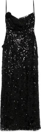 Coperni x Disney Abito lungo con paillettes - Nero