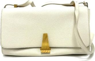 Bottega Veneta Pre-owned Cross Body Bags, female, Beige, Size: ONE SIZE Pre-owned Leather shoulder-bags