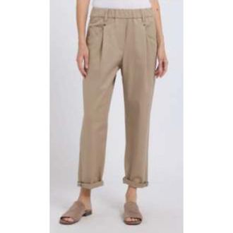 Brunello Cucinelli Donna, Pantaloni, Beige, XS, new