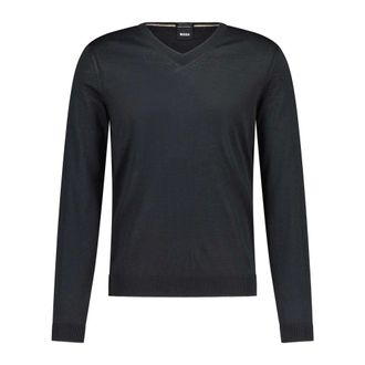 HUGO BOSS Heren, Truien, Zwart, Maat: M Wol
