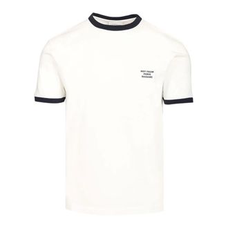 Dr&ocirc;le de Monsieur Heren, Tops, Wit, Maat: XL Katoen
