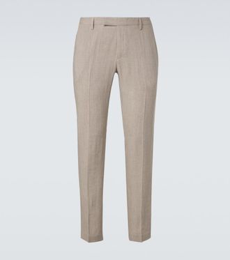 Sunspel Linen straight pants