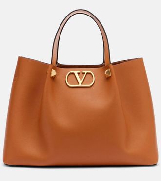 Valentino Garavani VLogo Medium leather tote bag
