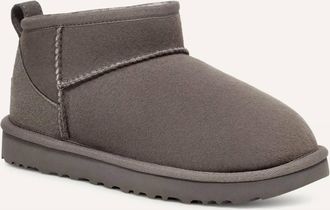 UGG Womens Classic Ultra Mini Boot In Grey