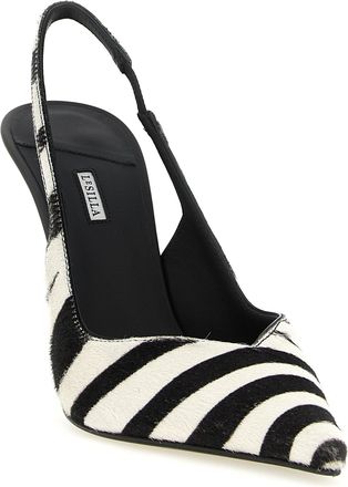 Le Silla Womens Vivienne Pump Multicolor Calfskin Leather