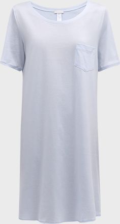 Hanro Cotton Deluxe Short-Sleeve Big Sleepshirt