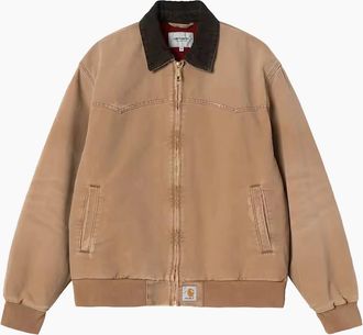 Carhartt Work in Progress Mens Carhartt WIP OG Santa Fe Jacket Hamilton Brown/Tobacco/Grind Washed - Size: 42/Regular