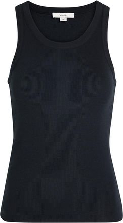 Vince Ribbed Stretch-jersey Tank - Black - S (UK8-10 / S)