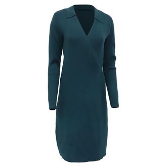 Diane Von F&uuml;rstenberg Diane Von Furstenberg Mini Wrap Dress in Green Viscose