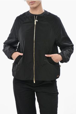 Woolrich Light Bomber Jacket CITY with Gold-Effect Zip Closure size Xxs