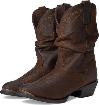 Laredo Lazy River Cowboy Womens Boots Brown : 7.5 B - Medium, Leather
