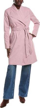 Ellen Tracy Gab Classic Long Trench Coat