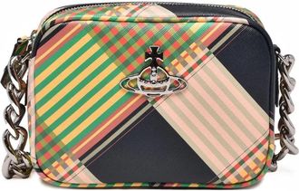 Vivienne Westwood Multicolor Polyurethane Plaid Camera Bag