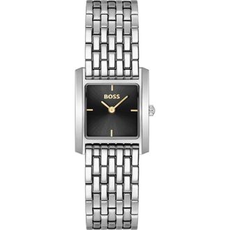 BOSS Lucy Scala Bracelet Watch, 22mm in Black at Nordstrom