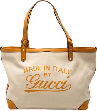 Gucci Pre-owned Gucci Medium Canvas Craft Tote Ladies LGO04Y9TMFLQCUPR