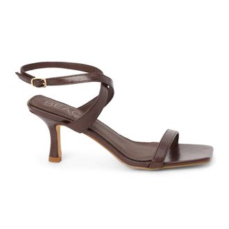 Matisse Footwear Womens Breeze Heeled Sandal In Chocolate