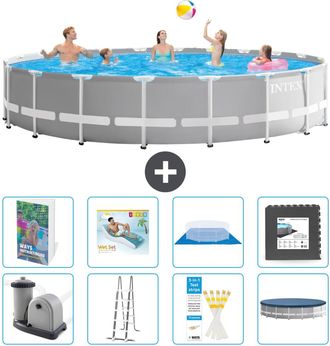 Intex Piscina Prism Frame Redonda - 610x132 Cm - 9-piezas S533