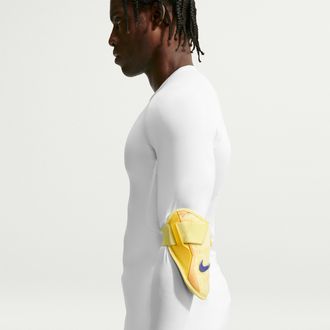 Nike Vapor Elite Ronald Acu&ntilde;a Jr Baseball Batters Elbow Guard in Orange | N1016025-818